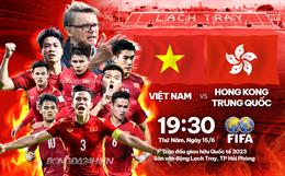 Nhận định Việt Nam vs Hồng Kông (19h30 ngày 15/6): Chờ màn ra quân đại thắng
