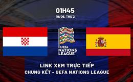 Link xem trực tiếp Croatia vs Tây Ban Nha 1h45 ngày 19/6 (UEFA Nations League 2022/23)