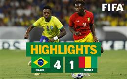 Video tổng hợp: Brazil - Guinea (Giao hữu quốc tế 2023)