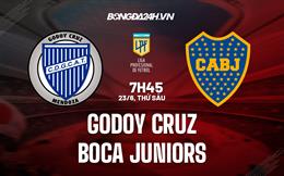 Nhận định Godoy Cruz vs Boca Juniors 7h45 ngày 23/6 (VĐQG Argentina 2023)