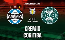 Nhận định - dự đoán Gremio vs Coritiba 2h00 ngày 26/6 (VĐQG Brazil 2023)