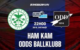 Nhận định Ham-Kam vs Odds Ballklubb 22h00 ngày 25/6 (VĐQG Na Uy 2023)