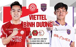 Nhận định Viettel vs Bình Dương (19h15 ngày 25/6): Cơ hội cho chủ nhà