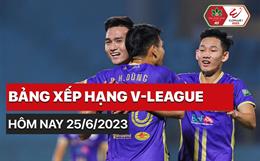 Bảng xếp hạng V-League 2023 hôm nay 25/6: Căng thẳng đua top 8