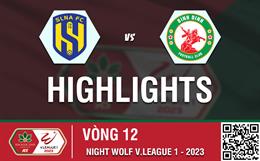 Highlights SLNA - Bình Định | Bất phân thắng bại | Vòng 12 V-League 2023