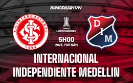 Nhận định Internacional vs Independiente Medellin 5h00 ngày 29/6 (Copa Libertadores 2023)
