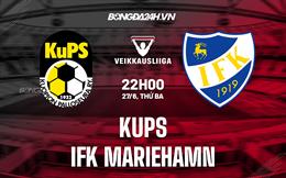 Nhận định KuPS vs IFK Mariehamn 22h00 ngày 27/6 (VĐQG Phần Lan 2023)