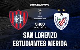Nhận định San Lorenzo vs Estudiantes Merida 05h00 ngày 28/6 (Copa Sudamericana 2023)
