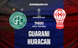 Nhận định - dự đoán Guarani vs Huracan 07h00 ngày 29/6 (Copa Sudamericana 2023)