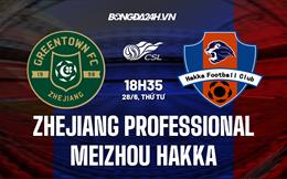 Nhận định Zhejiang Professional vs Meizhou Hakka 18h35 ngày 28/6 (VĐQG Trung Quốc 2023)