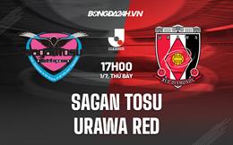 Nhận định Sagan Tosu vs Urawa Red 17h00 ngày 1/7 (VĐQG Nhật Bản 2023)