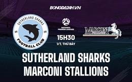 Nhận định Sutherland Sharks vs Marconi Stallions 15h30 ngày 1/7 (VĐ bang New South Wales 2023)