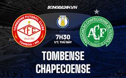 Nhận định bóng đá Tombense vs Chapecoense 7h30 ngày 1/7 (Hạng 2 Brazil 2023)