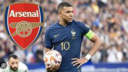 Arsenal gia nhập cuộc đua giành chữ ký của Mbappe