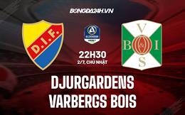 Nhận định Djurgardens vs Varbergs BoIS 22h30 ngày 02/07 (VĐQG Thụy Điển 2023)