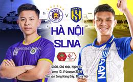 Nhận định Hà Nội vs SLNA (17h00 ngày 2/7): Khó có bất ngờ 