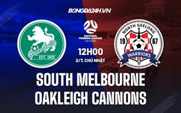 Nhận định South Melbourne vs Oakleigh Cannons 12h00 ngày 2/7 (VĐ bang Victoria 2023)