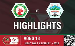 Video tổng hợp: Bình Định 2-1 HAGL (Vòng 13 V-League 2023)