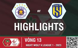 Highlights Hà Nội - SLNA | Thất bại của nhà ĐKVĐ | Vòng 13 V-League 2023