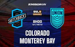 Nhận định Colorado Springs Switchbacks vs Monterey Bay 8h00 ngày 05/07 (Hạng nhất Mỹ 2023)