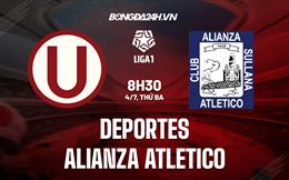 Nhận định Deportes vs Alianza Atletico 8h30 ngày 4/7 (VĐQG Peru 2023)