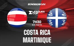 Nhận định Costa Rica vs Martinique 7h30 ngày 5/7 (CONCACAF Gold Cup 2023)