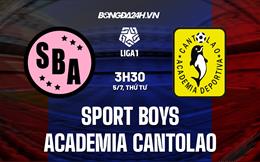 Nhận định Sport Boys vs Cantolao 03h30 ngày 5/7 (VĐQG Peru 2023)