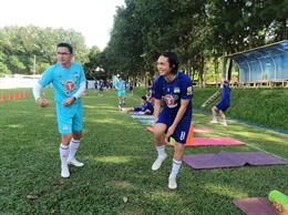 Tiền vệ Tuấn Anh trở lại tập luyện cùng HAGL sau chấn thương