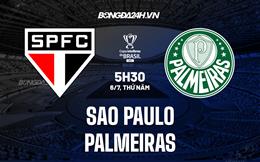 Nhận định Sao Paulo vs Palmeiras 5h30 ngày 6/7 (Cúp QG Brazil 2023)