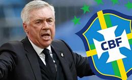 HLV Carlo Ancelotti chính thức dẫn dắt đội tuyển Brazil