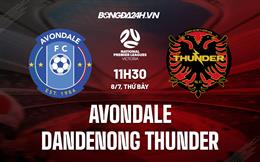 Nhận định Avondale vs Dandenong Thunder 11h30 ngày 08/07 (VĐ bang Victoria 2023)