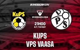 Nhận định - dự đoán KuPS vs VPS Vaasa 21h00 ngày 8/7 (VĐQG Phần Lan 2023)