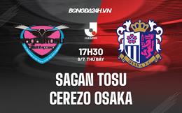 Nhận định Sagan Tosu vs Cerezo Osaka 17h30 ngày 8/7 (VĐQG Nhật 2023)