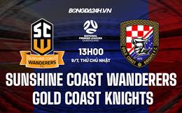 Nhận định Sunshine Coast Wanderers vs Gold Coast Knights 13h00 ngày 09/07 (VĐ bang Queensland 2023)