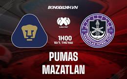 Nhận định bóng đá Pumas vs Mazatlan 1h00 ngày 10/7 (VĐQG Mexico 2023/24)