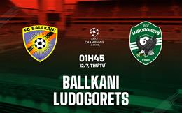 Nhận định bóng đá Ballkani vs Ludogorets 1h45 ngày 12/7 (Champions League 2023/24)