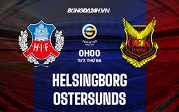 Nhận định Helsingborg vs Ostersunds 0h00 ngày 11/7 (Hạng 2 Thụy Điển 2023)