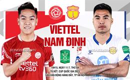 Nhận định Viettel vs Nam Định (19h15 ngày 11/7): Phá dớp Hàng Đẫy