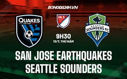 Nhận định San Jose Earthquakes vs Seattle Sounders 9h30 ngày 13/7 (Nhà nghề Mỹ 2023)