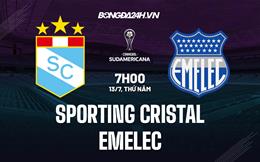 Nhận định Sporting Cristal vs Emelec 7h00 ngày 13/07 (Copa Sudamericana 2023)