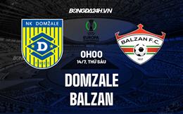 Nhận định bóng đá Domzale vs Balzan 0h00 ngày 14/7 (Conference League 2023/24)