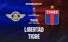 Nhận định bóng đá Libertad vs Tigre 7h00 ngày 14/07 (Copa Sudamericana 2023)