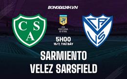 Nhận định Sarmiento vs Velez Sarsfield 5h00 ngày 15/7 (VĐQG Argentina 2023)