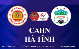 Trực tiếp CAHN vs Hà Tĩnh link xem kqbd V-League 16/7/2023