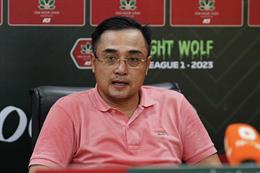 HLV Đức Thắng không hài lòng khi giải V-League bị gián đoạn vì đội U23