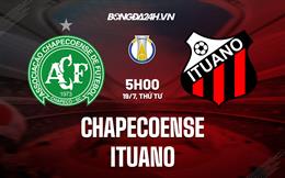 Nhận định - dự đoán Chapecoense vs Ituano 5h00 ngày 19/7 (Hạng 2 Brazil 2023)