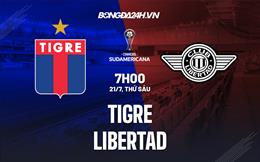 Nhận định - dự đoán Tigre vs Libertad 7h00 ngày 21/7 (Copa Sudamericana 2023)