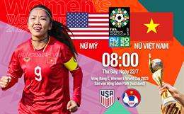 Link xem video Nữ Việt Nam vs Nữ Mỹ VCK World Cup 2023