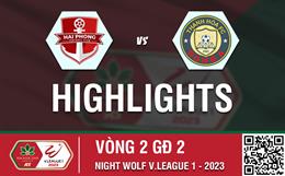 Video tổng hợp: Hải Phòng - Thanh Hóa (Vòng 2 nhóm A V-League 2023)