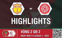 Video tổng hợp: Nam Định - Viettel (Vòng 2 nhóm A V-League 2023)